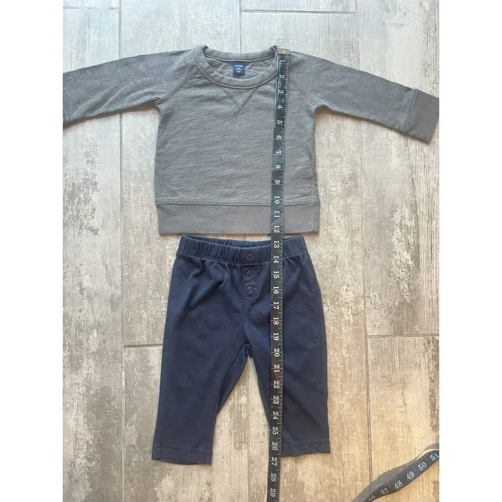 Baby Gap Boys Lot 2 Piece Set Casual T-Shirt Top & Pants Outfit 6-12m Designer